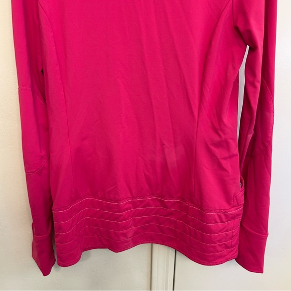 Spyder Pink Women's Fuchsia Quarter-Zip Sweatshirt Activewear Top Women Size 10 - Picture 11 of 12